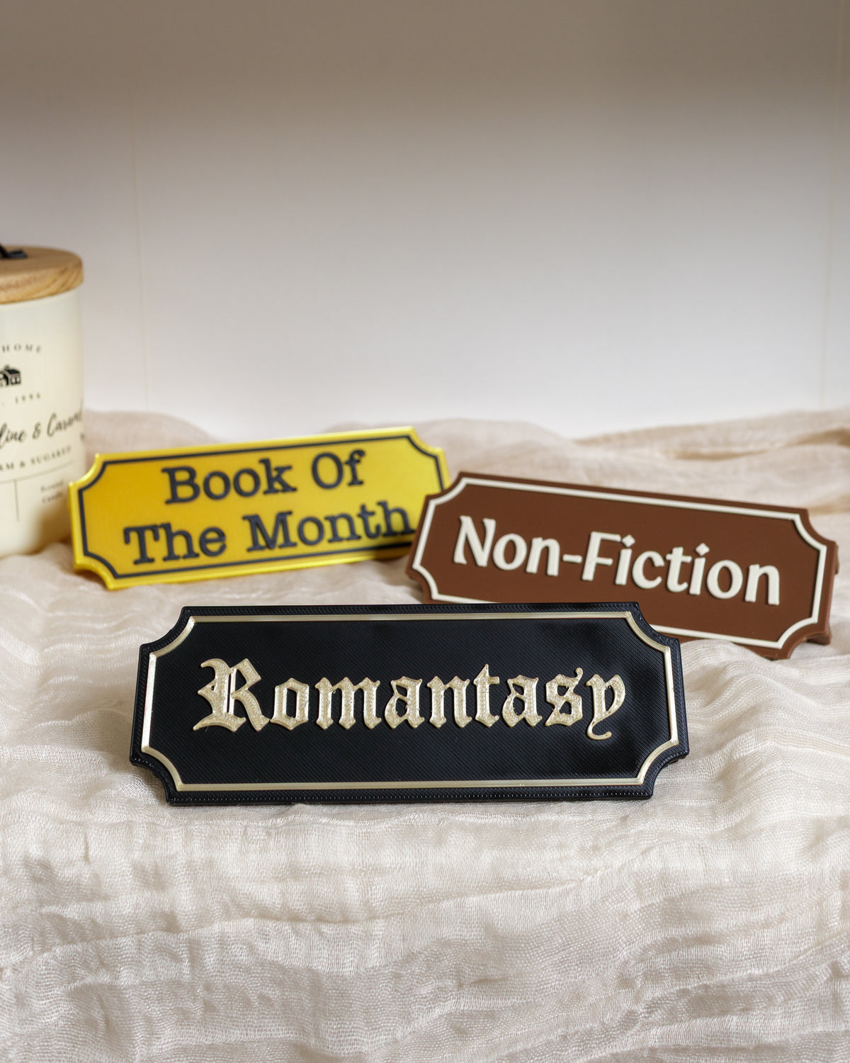 Bookshelf Plaque