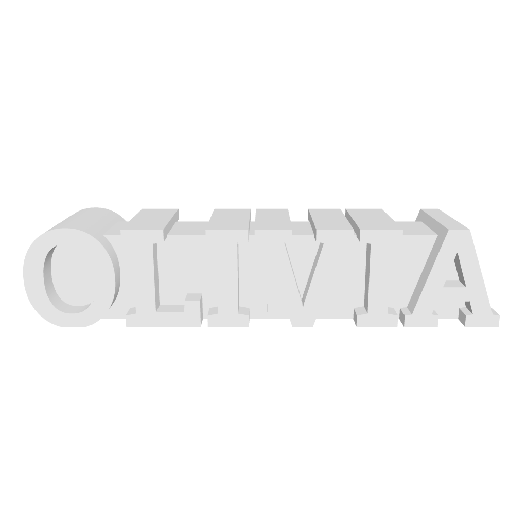 Personalised Name Block - Double
